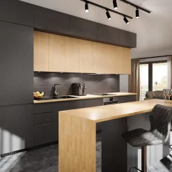 Mosaïque en gres sur maille pour salle de bain ou cuisine 26.5 cm x 30.5 cm - Dark side-Ilcom Discount