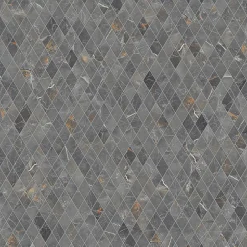 Ilcom Mosaïque en gres sur maille pour salle de bain ou cuisine 29.2 cm x 25 cm - Romb shinestone