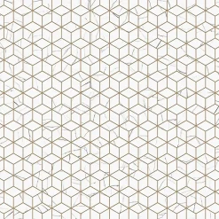 Ilcom Mosaïque en gres sur maille pour salle de bain ou cuisine 26.5 cm x 30.5 cm - Carrara marble