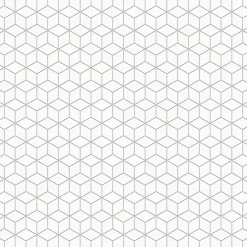 Mosaïque en gres sur maille pour salle de bain ou cuisine 26.5 cm x 30.5 cm - White diamod romb-Ilcom Online