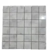 Albedo Pierre Mosaïque en Marbre Blanc Poli 4,8x4,8x1CM