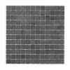 Mosaïque en pierre naturelle 30 x 30 cm - carreau 2,5 x 2,5 cm graphite noir-U-tile Sale