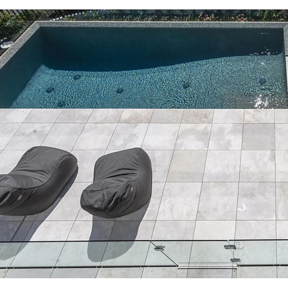 Aelle Carrelage Mosaïque en pâte de verre aspect marbre gris/noir mate 2,5x2,5 cm ZEN FIOR DI BOSCO