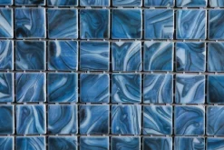 Ilcom Mosaïque en verre pressé sur maille pour piscine 31.5cm x 47.7cm - Modena Mexico Pool (0,151m²)