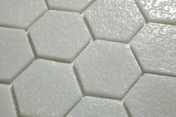 Mosaïque en verre pressé sur filet pour salle de bain et cuisine 43.5cm x 32cm - White Garden-Ilcom Hot