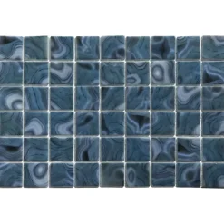 Mosaïque en verre pressé sur maille pour piscine 31.5cm x 47.7cm - Modena Praga Pool (0,151m²)-Ilcom Hot
