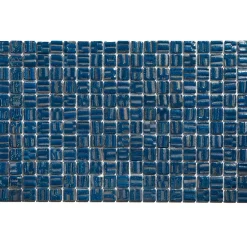 Mosaïque en verre pressé sur maille pour piscine 32.5cm x 51.5cm - Veneto Ocean Blue (0,167m²)-Ilcom New