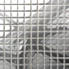 Mosaïque en verre sur filet pour salle de bain ou cuisine 30 cm x 30 cm - Pure silver-Ilcom Sale