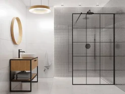 Mosaïque en verre sur filet pour salle de bain ou cuisine 30 cm x 30 cm - Pure silver-Ilcom Sale