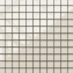 Ilcom Mosaïque en verre sur filet pour salle de bain ou cuisine 30 cm x 30 cm - Condensed milk