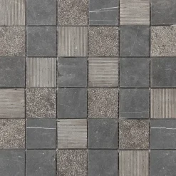 GoodHome Mosaïque gris clair 30x30cm Blue stone carré