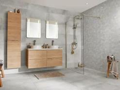 GoodHome Mosaïque gris clair 30x30cm Kontainer