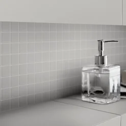 GoodHome Mosaïque gris clair 30x30cm Plain carré