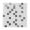 Mosaïque gris et blanc 32 x 32 cm Prate-GoodHome Online