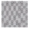 GoodHome Mosaïque gris 30x30cm Glina