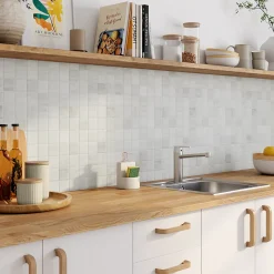 Mosaïque gris 30x30cm Soft travertin-GoodHome Online