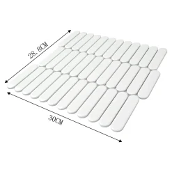 Mosaïque Kornati blanc 30 x 30 cm-GoodHome Clearance