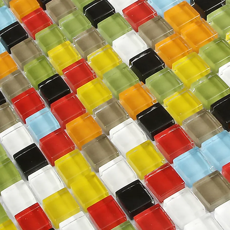 Mosaïque multicolore 30x30cm-GoodHome Hot