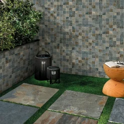 Mosaïque multi-couleur mat 30 x 30 cm Denali