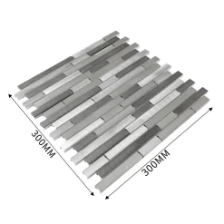 Mosaïque Naplo gris 30 x 30 cm-Colours Online