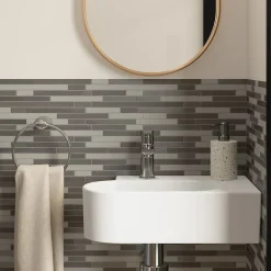 Mosaïque Naplo gris 30 x 30 cm-Colours Online