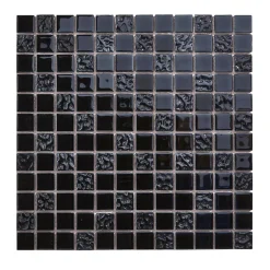 Colours Mosaïque noir 30 x 30 cm Flourencia