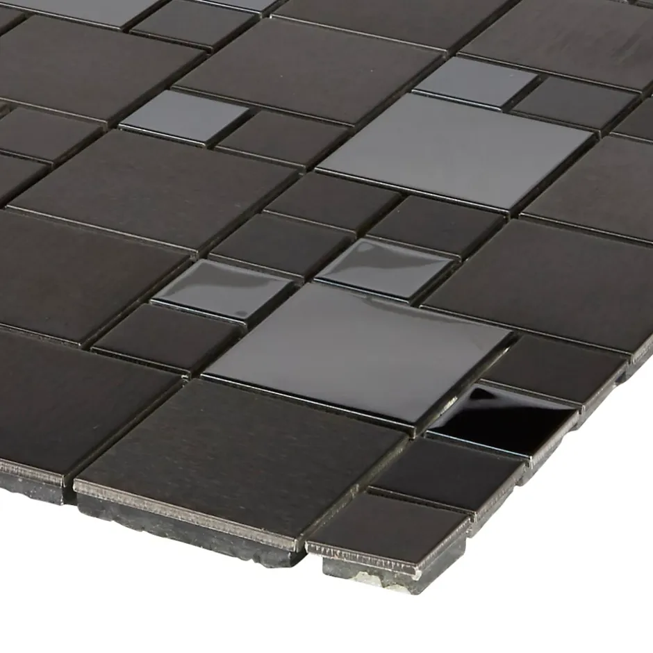 Colours Mosaïque noir 30 x 30 cm Tourino