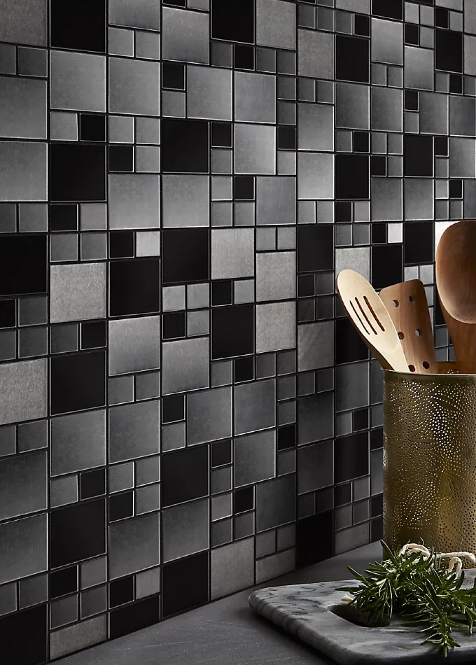 Colours Mosaïque noir 30 x 30 cm Tourino