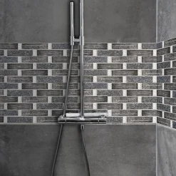 Mosaïque noir Jewel Black 30 x 33,5 cm-Casa Linea Best