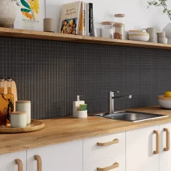 Mosaïque noir 30x30cm Perouso-GoodHome Hot