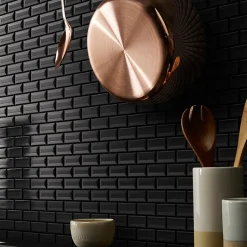 Mosaïque noir 30x30cm Trentie-GoodHome Sale