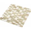 Decoon Mosaïque Pierre / Verre - Beige - 1.5 x 3 cm
