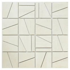 GoodHome Mosaïque Pineros beige 30 x 30 cm