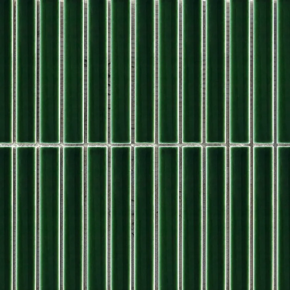 Mosaïque pour salle de bains et cuisine Kit-Kat Piano Vert 29,6 x 29,9 cm Intérieur/Extérieur-Lux Mosaic