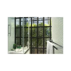 Gioia Materia Mosaïque pâte de verre UNICOLOR HEXAGONE 2.6x2.2cm couleur : 320 Anti-dérapant Classe 3 boite de 2 m2