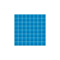 Gioia Materia Mosaïque Pâte de verre UNICOLOR PISCINE CARRÉ couleur : Ebro Anti-dérapant Classe 3 boite de 1.54 m2