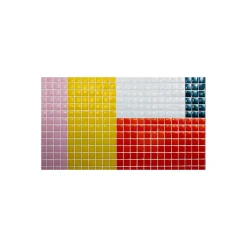 Gioia Materia Mosaïque pâte de verre UNICOLOR CARRÉ 3.8x3.8cm couleur : 307 Satiné boite de 1.54 m2