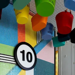 Mosaïque pâte de verre UNICOLOR CARRÉ 2.3x2.3cm couleur : 103 Satiné boite de 2 m2-Gioia Materia Hot