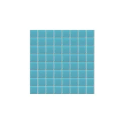 Gioia Materia Mosaïque Pâte de verre UNICOLOR PISCINE CARRÉ couleur : Nansa Brillant / Poli boite de 1.54 m2