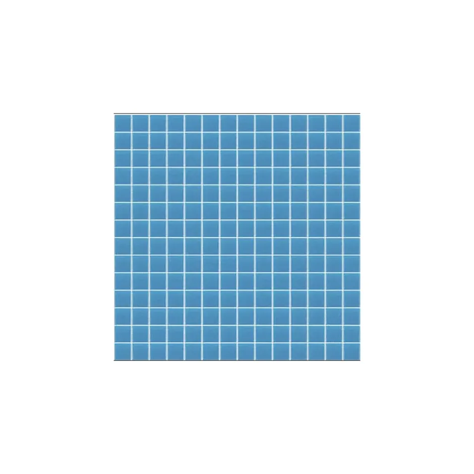 Mosaïque Pâte de verre UNICOLOR PISCINE CARRÉ couleur : Deva Brillant / Poli boite de 2 m2-Gioia Materia New