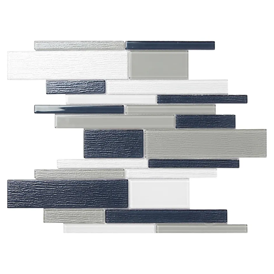 Mosaïque Rennell gris 30 x 30 cm-GoodHome New