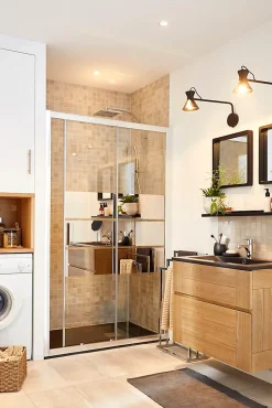 Mosaïque sol et mur blanc 30 x 30 cm Dourtio