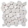 Mosaïque sol et mur en pierre beige L.31 x l.31,5 cm x ép.8 mm, Malaca- Best
