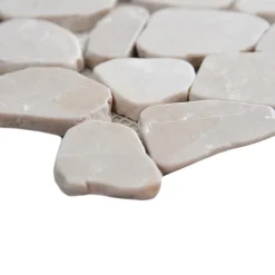 Mosaïque sol et mur en pierre beige L.31 x l.31,5 cm x ép.8 mm, Malaca- Best