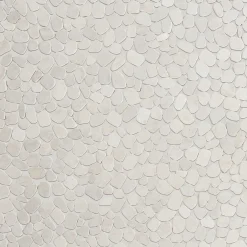 Mosaïque sol et mur en pierre beige L.31 x l.31,5 cm x ép.8 mm, Malaca- Best