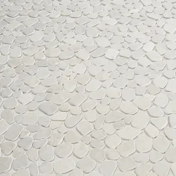 Mosaïque sol et mur en pierre beige L.31 x l.31,5 cm x ép.8 mm, Malaca- Best