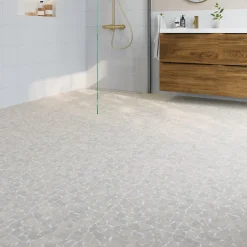 Mosaïque sol et mur en pierre beige L.31,5 x 31,5 cm x ép.8 mm, Bohai