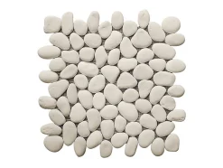 Mosaïque sol et mur galets naturels crème - pack de 1m² (dalles de 30x30 cm) - OLA-Vente-unique Sale