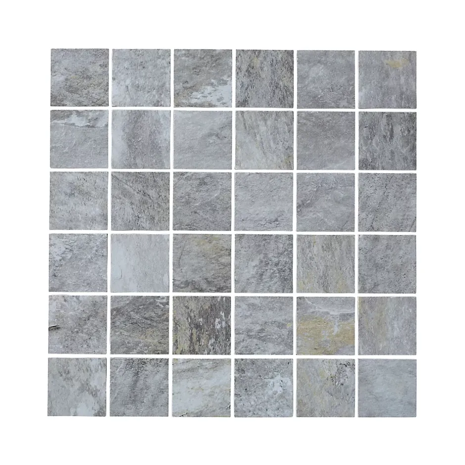 Colours Mosaïque sol et mur gris 30 x 30 cm Shaded