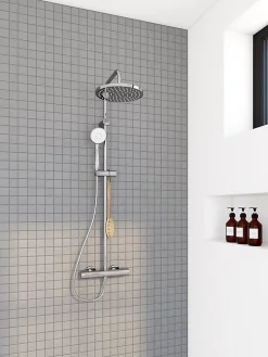 Casa Bella Mosaïque sol et mur gris 30 x 30 cm Oikos